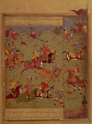Codrington MS (No.249A). Une scène de bataille, de l